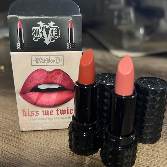 🍭🐈‍⬛KVD Kiss Me Twice Lip Kit - Picture 1 of 8